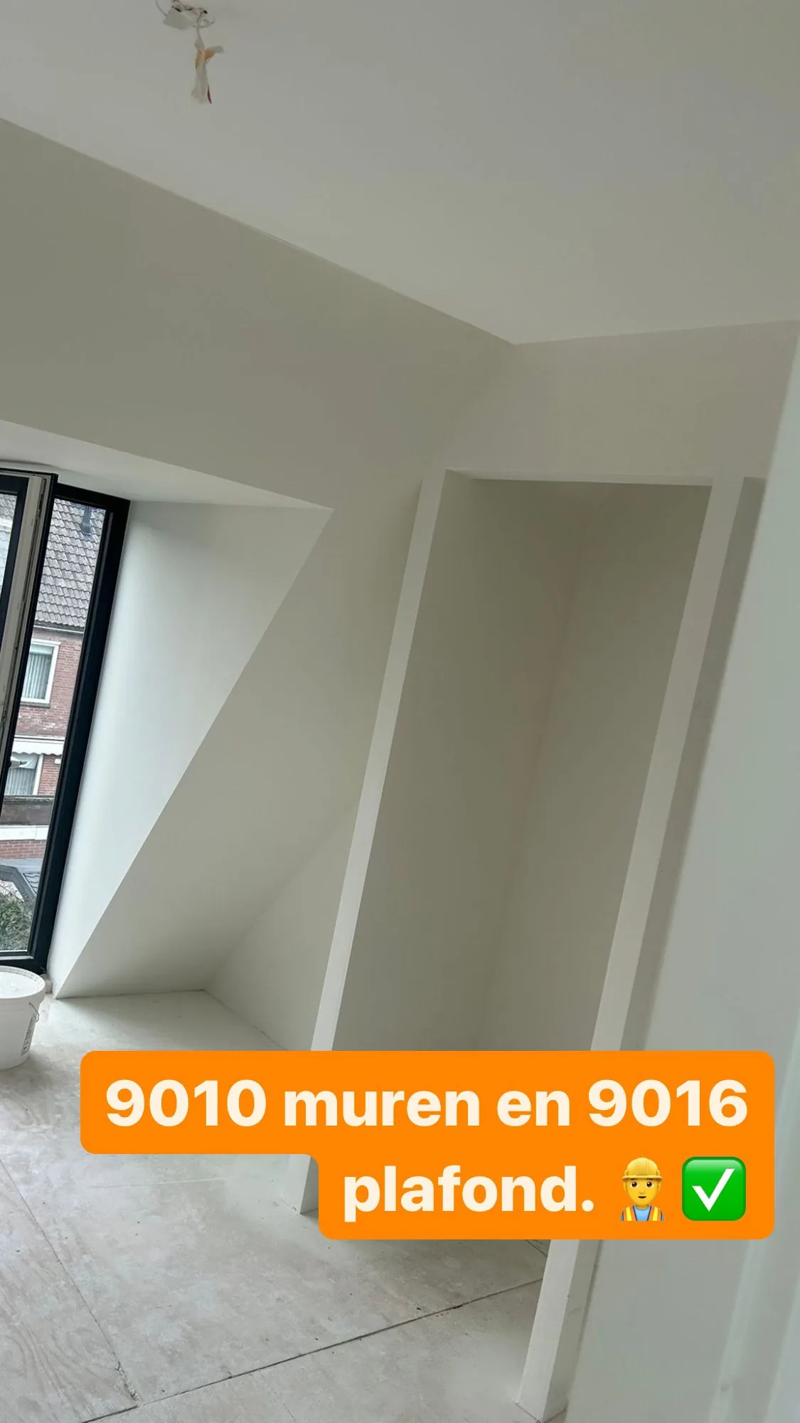 Interieur in uitvoering bij een klant van DOEE