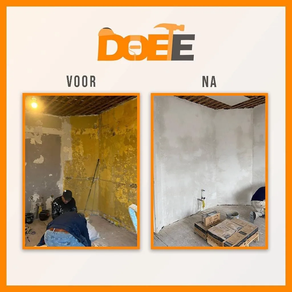 Strakke afwerking na een project van DOEE